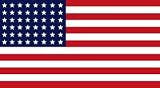 3 x 5 Feet 48 Star U.S. Flag (1912-1959) Nylon - outdoor Historical Flags Made in US.