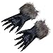 YueYueZou Werewolf Wolf Paws Gloves Creepy Hairy Gloves for Halloween Party Cosplay