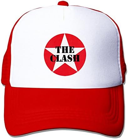 LIANBANG the calsh Adjustable Printing Mesh Cap Unisex Adult Sun Visor Baseball Mesh Hat - Red
