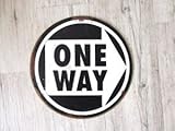 サインデコプレート ONE WAY　【DRDR6180】/ティン・カントリー雑貨・ガーデニング・看板