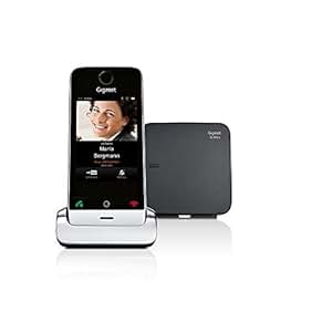 Gigaset SL910A T&eacute;l&eacute;phone num&eacute;rique sans fil Noir: High