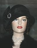 Flapper Hat Edwardian Style Tea Hat Wedding Hat Church hat NEW design by Darna 