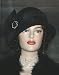 Flapper Hat Edwardian Style Tea Hat Wedding Hat Church hat NEW design by Darna "Lady Josephine" Black Hat