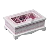 Girls Small Jewelry Box- White