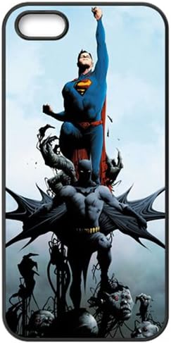 DC Comics Apple Iphone 5 & 5s Case Batman & Superman (The New 52) TPU Bumper Iphone 5 & 5s