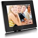 Aluratek ADMPF108F Hi-Res Digital Photo Frame With 512MB Built in Memory (Black)
