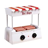 Nostalgia Electrics HDR-565 Old-Fashioned Hot-Dog Roller with Griddle