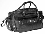Embassy 23 Black Genuine Leather Travel Bag LUL232