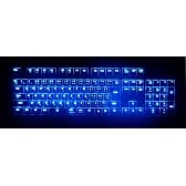 オウルテック 109日本語メカニカルキーボードLED付 青軸 ブラック OWL-KB109LBMN(B)