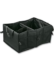 Automotive Parts and Accessories: 1pc Black Oxford Fabric Lightweight Multipurpose Car SUV Organizer Folding Collapsible Foldable Cargo Storage Box Bag Case Car Boot w/ Rope Handles For Travel Vocation Trip Camping New - Space Cargo Organizer Master