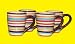 TV Series Two and a Half (2-1/2) Men Coffee Mugs (Set of 4)
