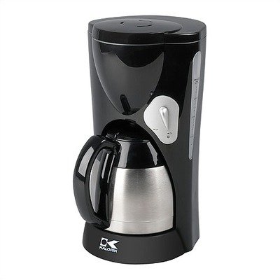 Kalorik Metallic Red Coffee Maker with Thermoflask Jar