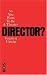 Book So You Want to Be a Theatre Director?