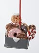 Gingerbread Kisses Sweet Treats Cookie Filled Pan Christmas Ornament