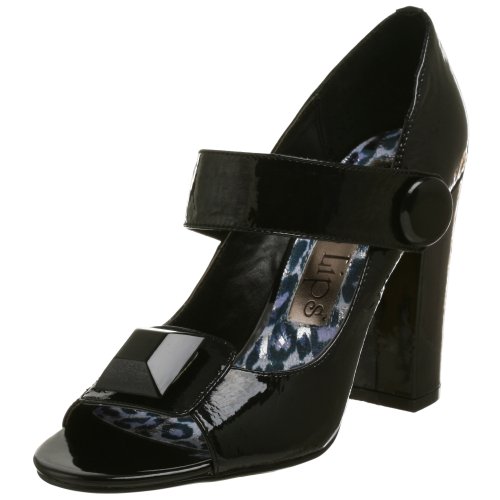 Two Lips Women's Decco Mary Jane Pump,Black,8 M US