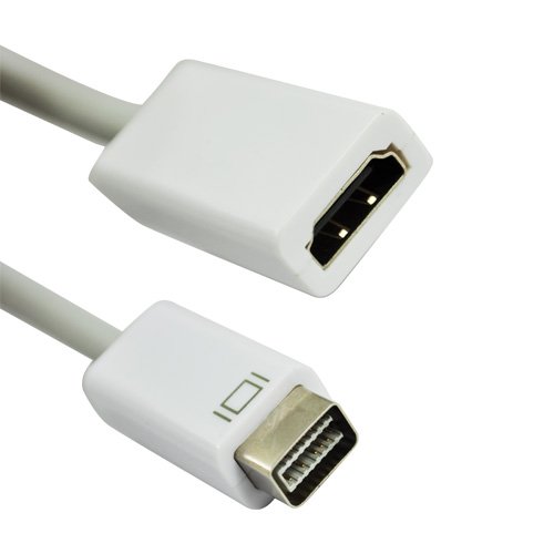 Mini DVI Male to HDMI Female Video Adapter Cable AD-MDVI-HDMI