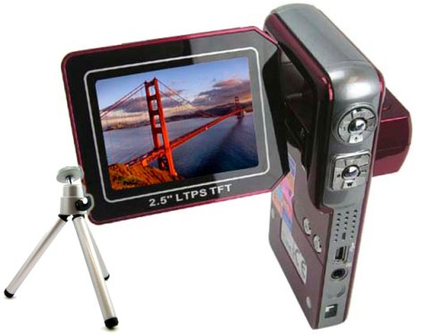 SVP HDDV-3000 12MP Max. 6-in-1 Multi-Functional Camcorder with Rare Huge Flip LCD! (Tripod Included)