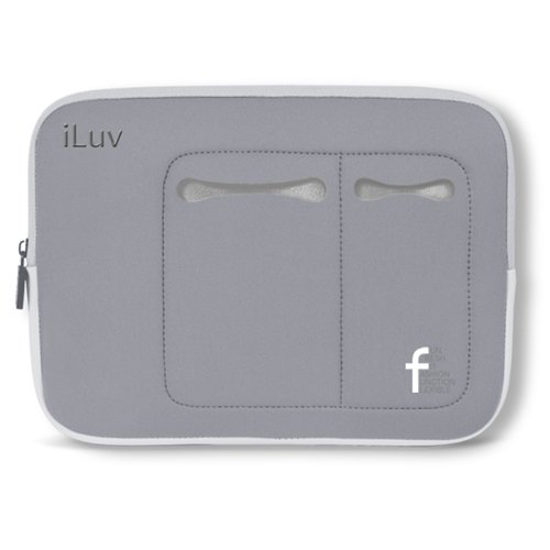 iLuv 9.7 Inch Neoprene Sleeve for iPad and iPad 2 - Grey