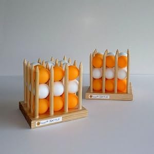 Bounce Battle Premium Wood Edition (the NEW beer pong)