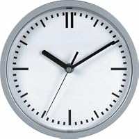 Unilux Wanduhr TEMPUS metallgrau