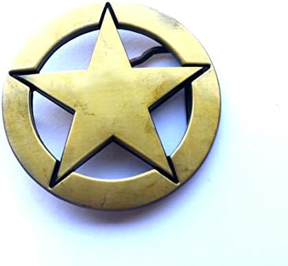 Deputy Ranger Star Badge Vintage Belt Buckle Bronze (Brand New)