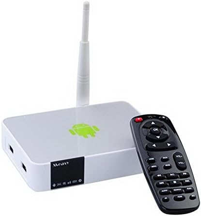 Well Gallery MEASY A5A Premium 1.2GHZ Cortex Processor Internet Android Mini TV BOX with Remote Control- White