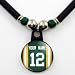 Green Bay Packers Jersey Necklace Personalized with Your Name and Number