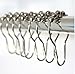 Shower Curtain Rings Stainless Steel Rustproof Friction Free Gliding Set of 12 Hooks