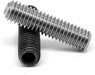 #10-32x1/8 Socket Set Screw Cup Pt UNF Alloy Steel / Black, Pack of 25