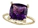3.81 cts Genuine Amethyst Ring - 14kt White or Yellow Gold FREE GIFT BAG!
