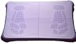Wii Fit Skidproof Silicon Skin Cover with Foot Print - Purple (2 Pack)