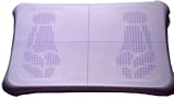 Wii Fit Skidproof Silicon Skin Cover with Foot Print – Purple