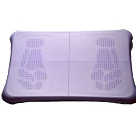Wii Fit Skidproof Silicon Skin Cover with Foot Print - Purple (2 Pack)
