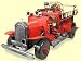Küche & Haushalt : Pures Blech Red Fire Engine,38x14x14cm Blechminiatur