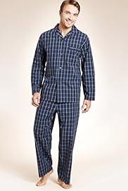 Pure Cotton Long Sleeve Check Pyjamas