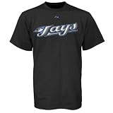 Majestic Toronto Blue Jays Black Word Mark T-shirt