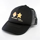 Nintendo Resizable Hat - Mushroom & Star (Black)