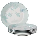Yedi Houseware Classic Coffee and Tea Blue Blossom Dessert Plates, Set of 6