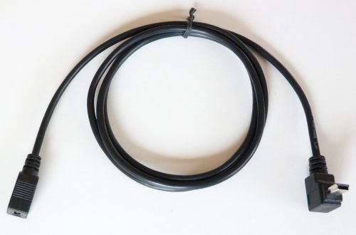 Mini USB Verlängerung abgewinkelter Stecker Mini USB Verlängerung abgewinkelter Stecker