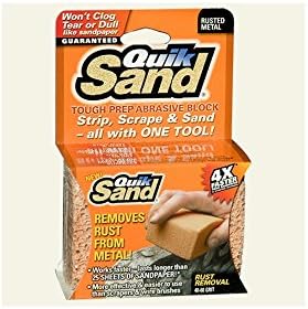 Earthstone Non-Toxic Sand Paper Replacement Block, Rust/Metal