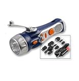 Review Ex-Pro  / Ex-Pro Wind Up KRYPTON LED bright Torch, Radio & Mobile phone emergency charger ! Great for in-car accessories, needs no batteries but can use them, superb Gift !