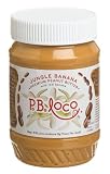 Review P.B.Loco Gourmet Flavored Peanut Butters  / P.B.Loco Gourmet Flavored Peanut Butters Jungle Banana Peanut Butter, 16-Ounce Jars (Pack of 4)