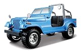 Bburago 2011 Bijoux 1:24 Scale Metallic Blue Jeep Wrangler