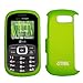 EMPIRE Neon Green Rubberized Snap-On Cover Case for Verizon LG Octane VN530 thumb