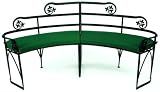 Green Lutyen II Tree Bench Cushion, by Achla Designs