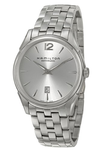 Hamilton Men's H38615155 Jazzmaster Slim Silver Dial Watch