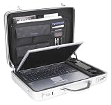 Produkt-Bild: ALUMAXX Laptop Attachekoffer zwei Zahlenschloesser Vollaluminium Laptopfach 43 x 31 x 12