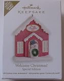 Hallmark Ornament 2011 Exclusive VIP Gift Repaint "Welcome Christmas!" Special Edition