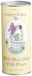 McSteven's Happy Easter Milk Chocolate Milk Mixer, 4.5-Ounce Tins (Pack of 4)