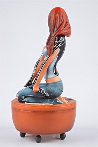 Lager Toys Spiderman Mary Jane Comiquette Statue Black Color Replica